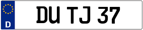 Truck License Plate